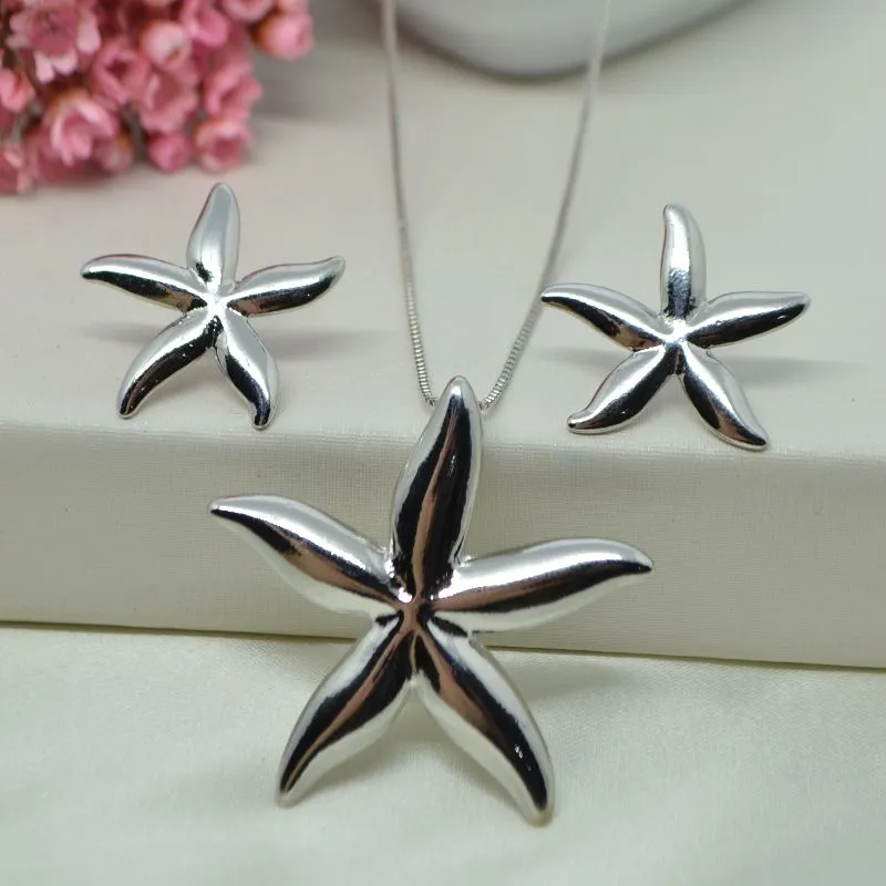 CONJUNTO ESTRELA DO MAR PRATEADA